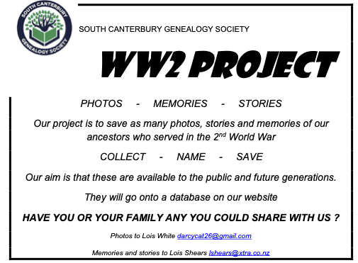 SC Genealogy WW2 Project