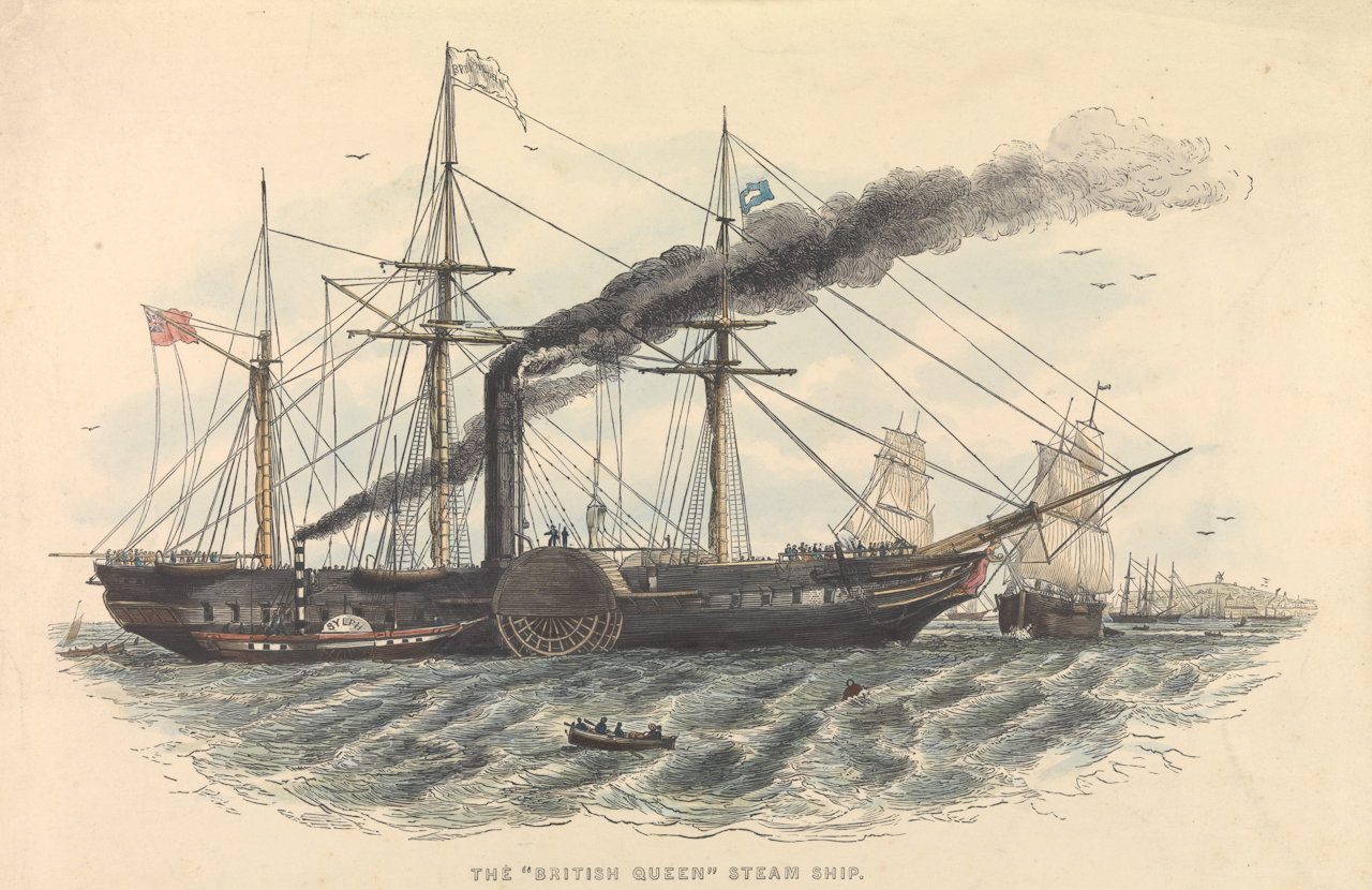 british queen steam ship