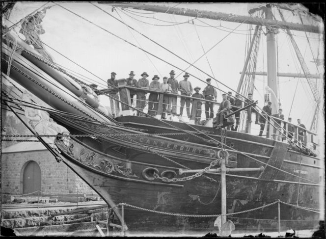 canterbury port chalmers graving dock 1875 88